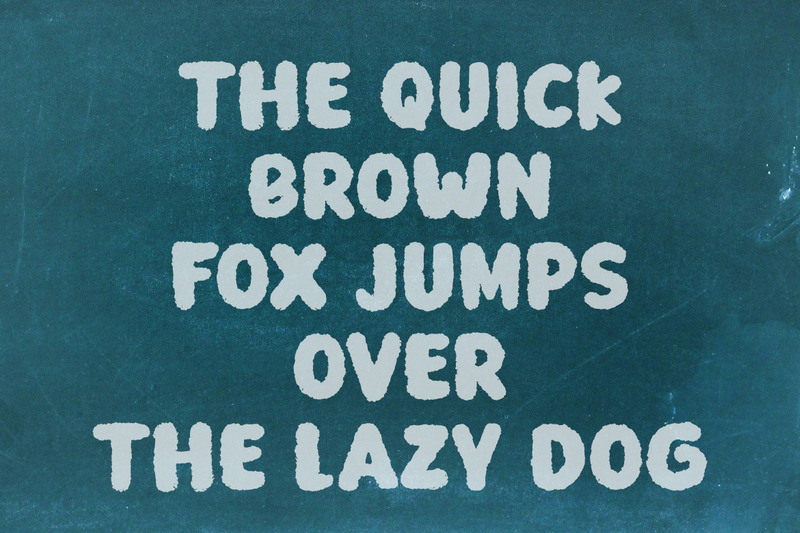 Wahweh a Bold Rough Premium Font - Features Image 4