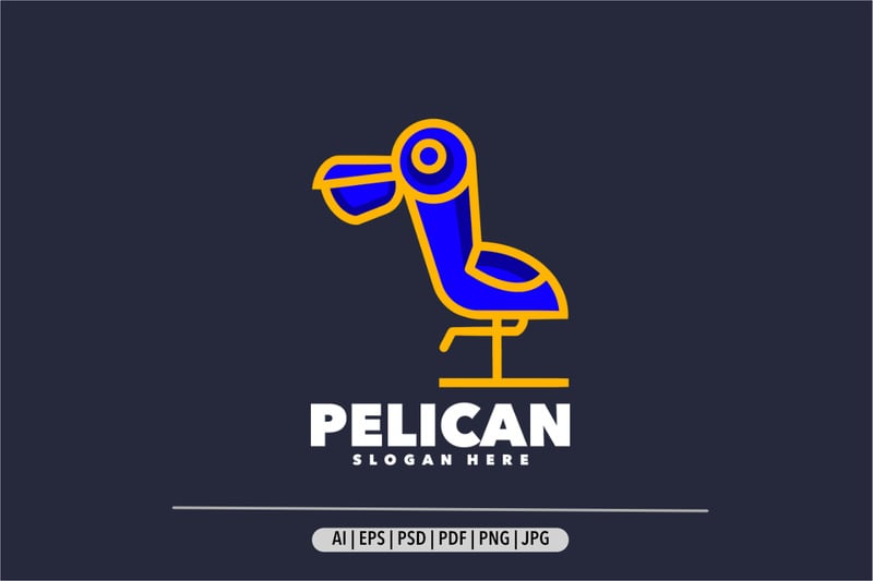 Pelice line simple design logo - Features Image 1