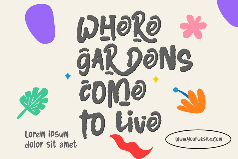 Regoomie – Doodly Handwritten Display Font - Features Image 10