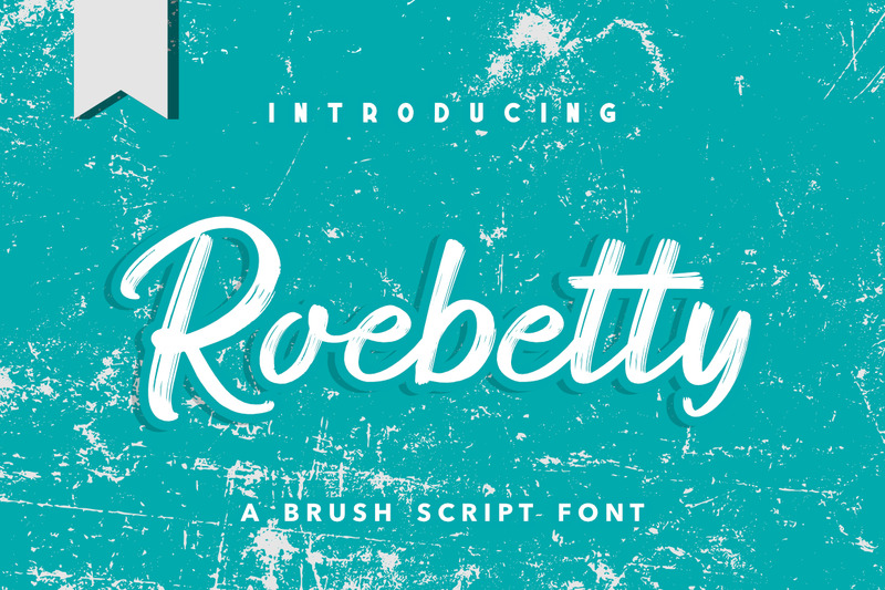 Roebetty - Carattere script pennello - Caratteristiche Immagine 8