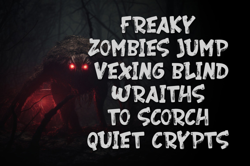 Шрифт Moris A Grunge Display Font - Features Image 6