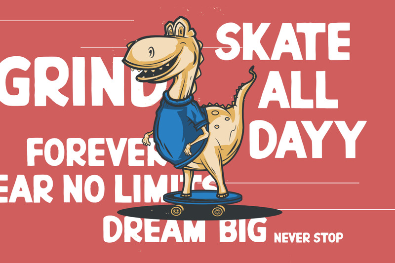 Majhinto a Rough Vintage Premium Font - Features Image 4