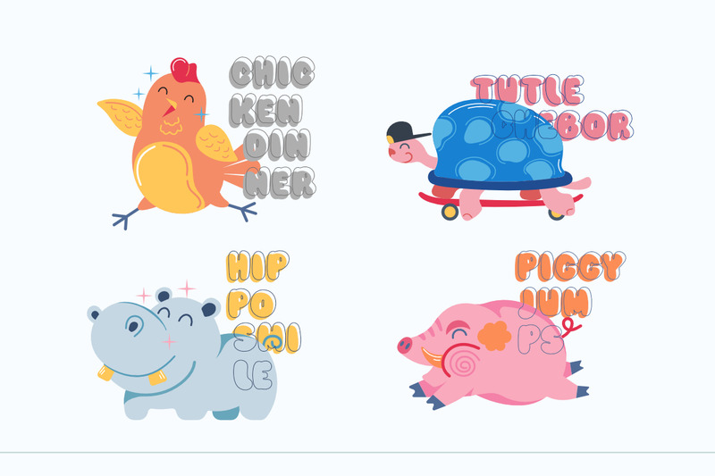 Monkey Jumps – Playful Bubble Display Font - Features Image 7