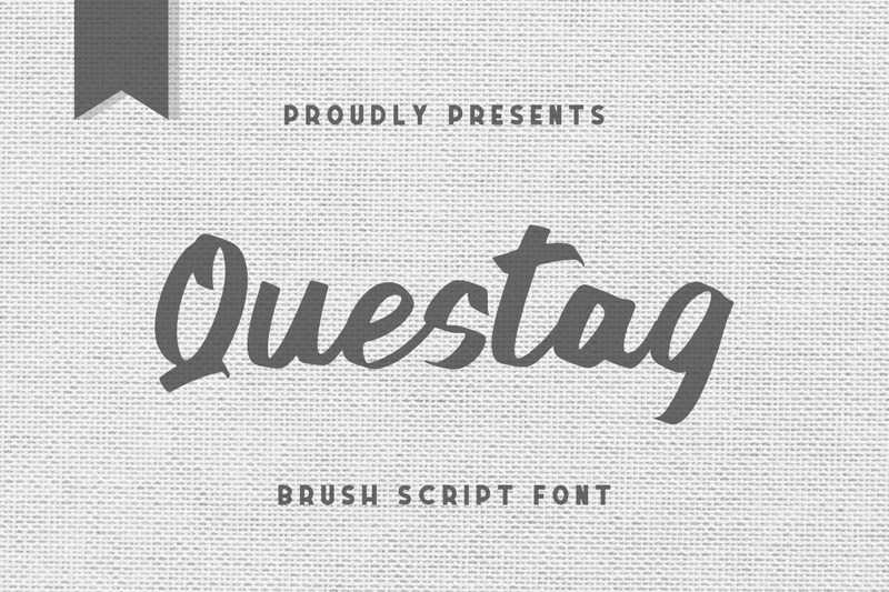 Questag uma nova fonte premium Brush Script - Features Image 5