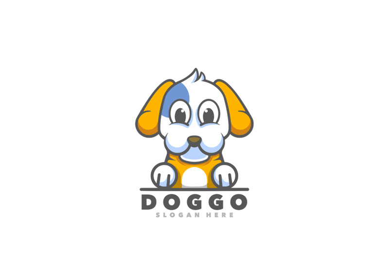 Hond mascotte cartoon logo sjabloon - Features Image 1