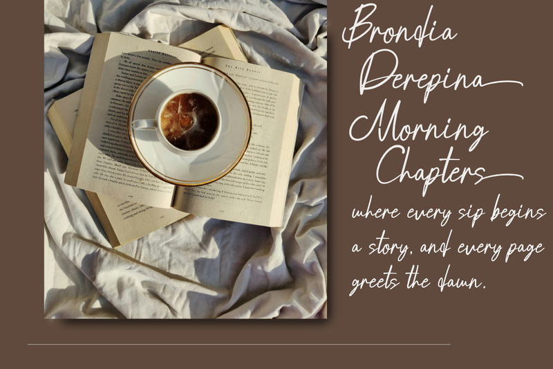 Brondia Derepina a Handwritten Script Premium Font - Features Image 1