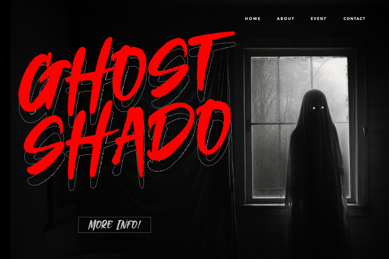 Ghost Sting – Carattere con visualizzazione a pennello - Caratteristiche Immagine 7