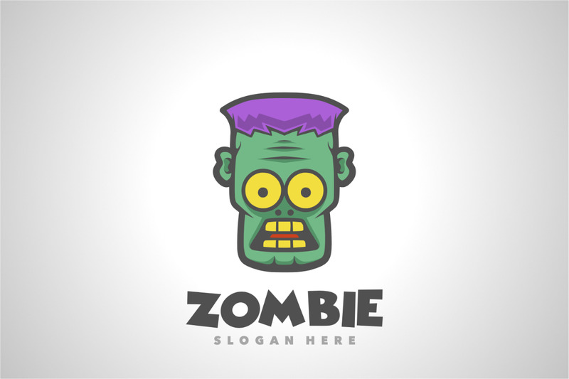 Zombie Frankenstein Mascot Cartoon Logo - Features Image 1