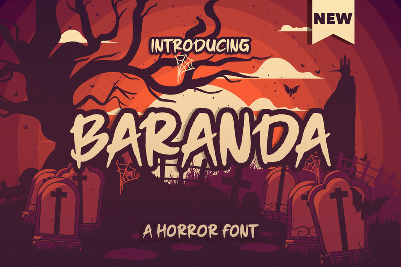Baranda a Horror Premium Font - Features Image 7