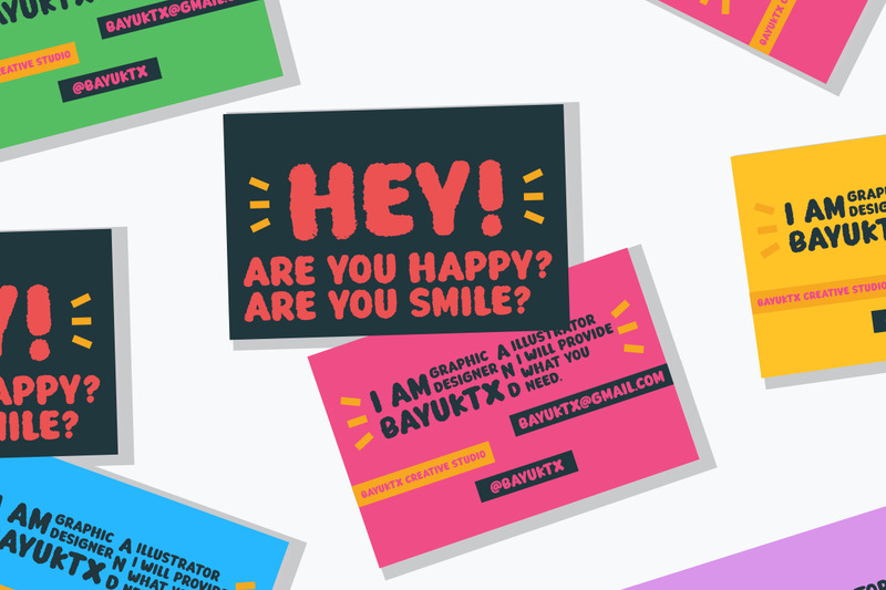 Wahweh a Bold Rough Premium Font - Features Image 3