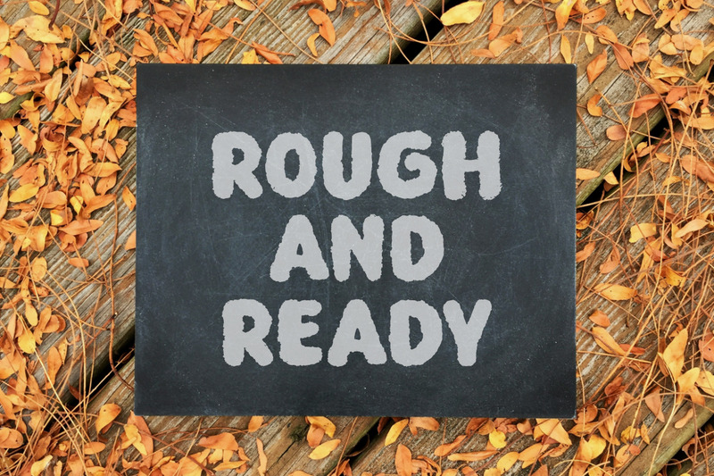 Wahweh a Bold Rough Premium Font - Features Image 6
