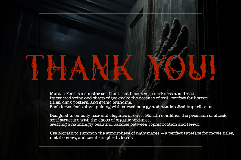 Morath — премиум-шрифт с засечками Malevolent Serif - Features Image 1
