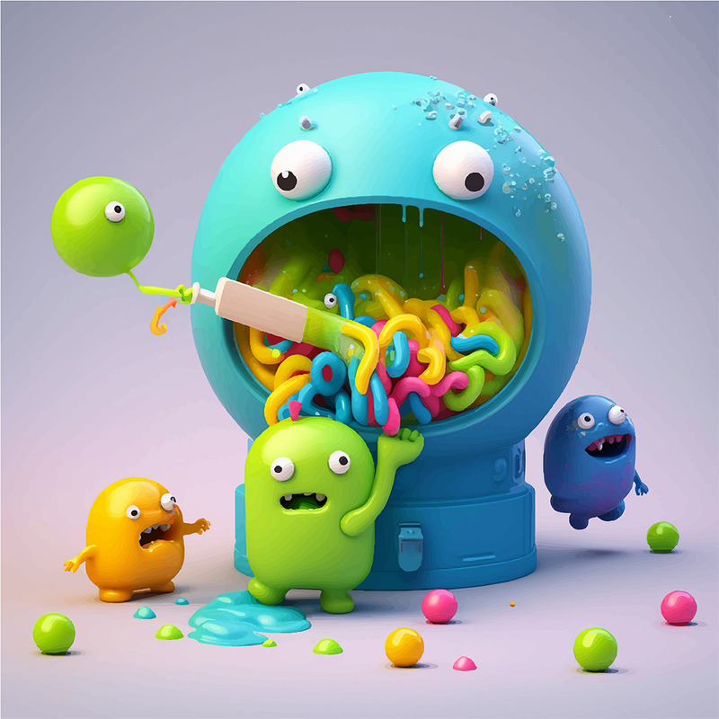 Миколаш Альбертус Pop It Slimes Illustration Vector - Features Image 1