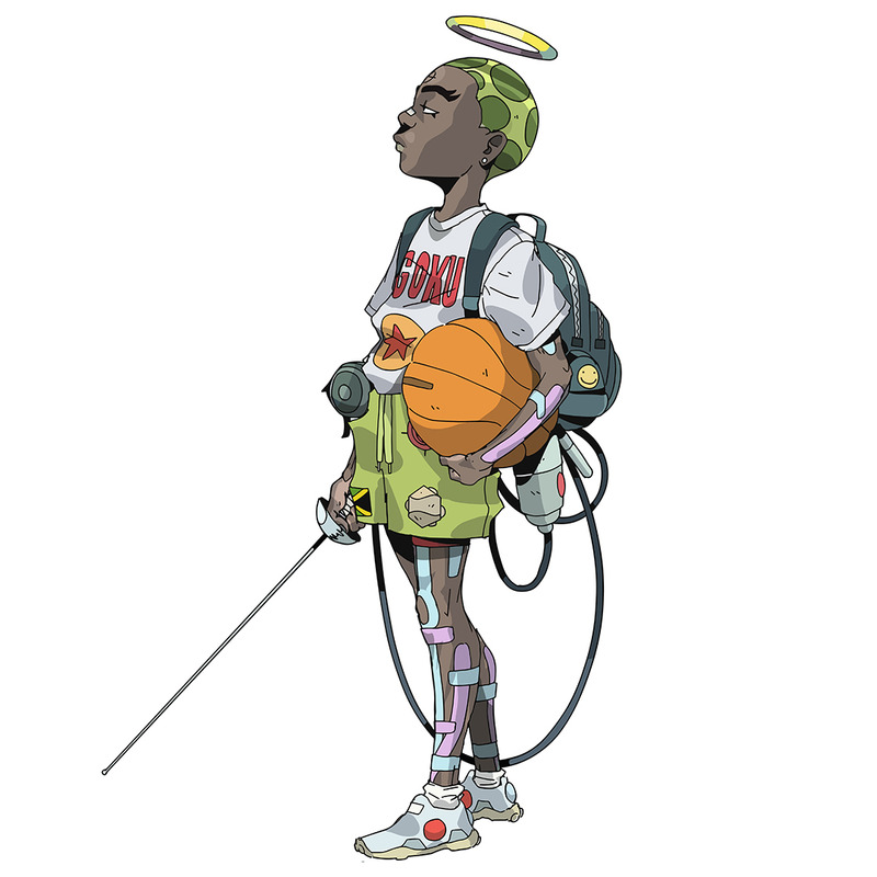 Reed Rickey karaktär Illustration vektor - Features Image 1