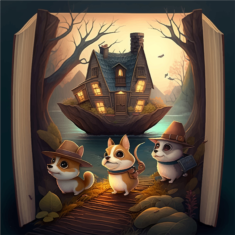 AouYassine Storybook Cover Illustration Vector - Features Image 1