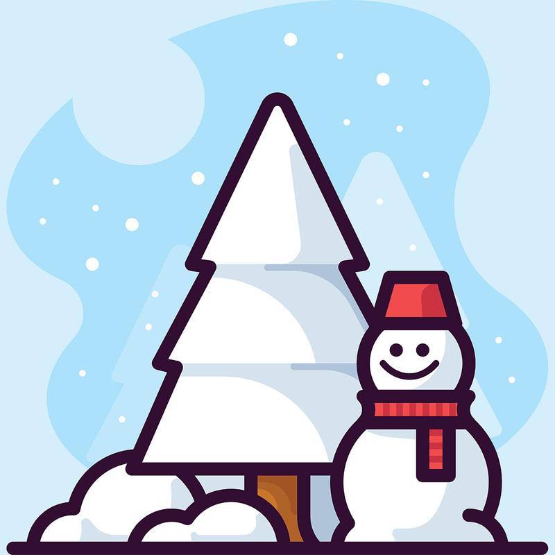 Vinter vektorillustration - Features Image 1
