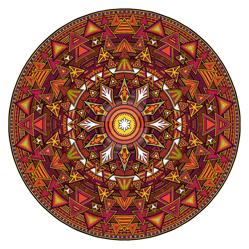 Nicholas Quintin Mandala Illustration vektor - Features Image 1