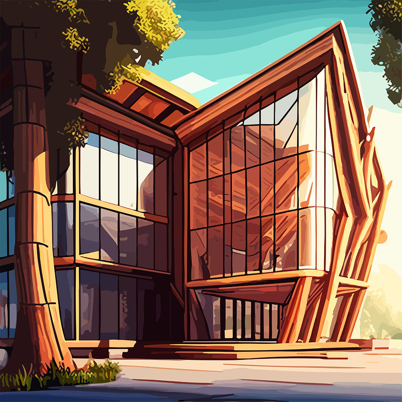 Jeffry Humphrey Art Building Illustration - Features Image 1