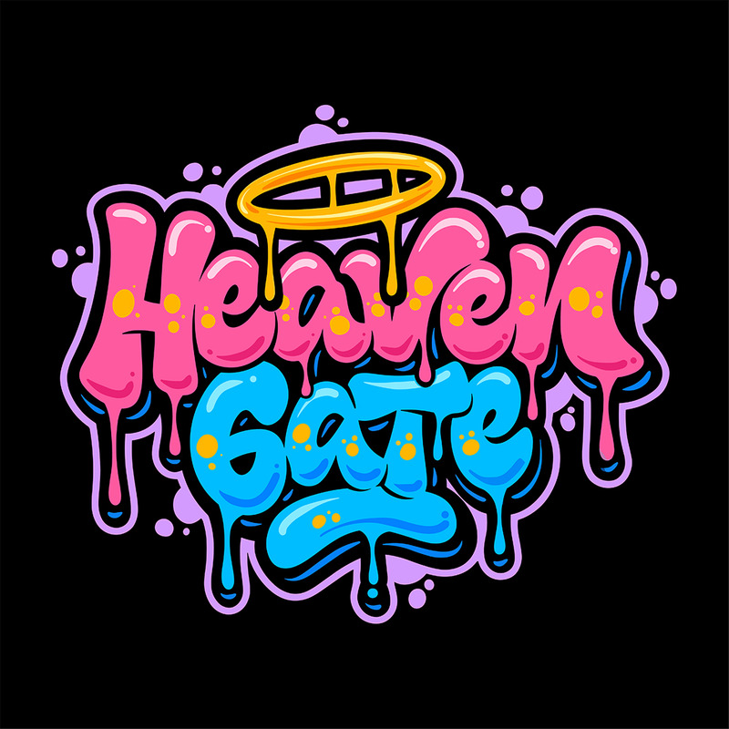 Heaven Gate illustratie sjabloon zwart - Features Image 1