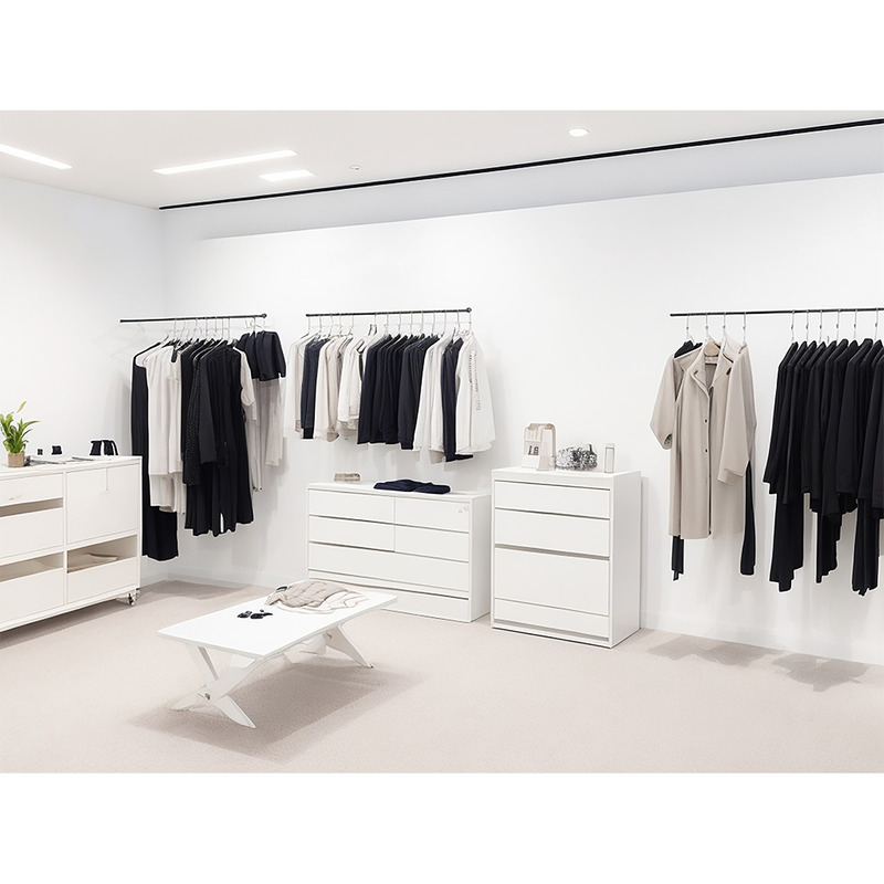Vetrina dei prodotti di abbigliamento nello showroom n. 19 - Caratteristiche Immagine 1