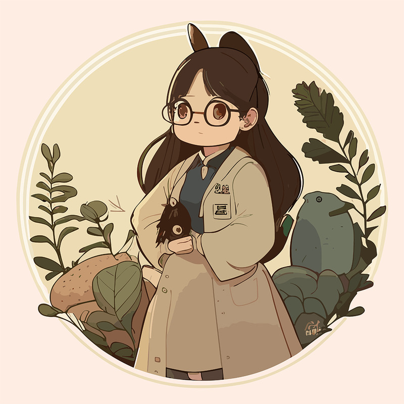 Pauline Zaria, Doktor, Niedlich, Abbildung, Vector - Eigenschaften Bild 1