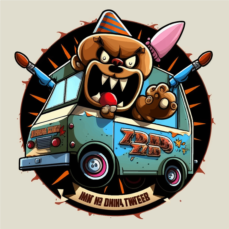 Logo, Von, Karikatur, Wie, Teddybär, Abbildung, Vector - Eigenschaften Bild 1