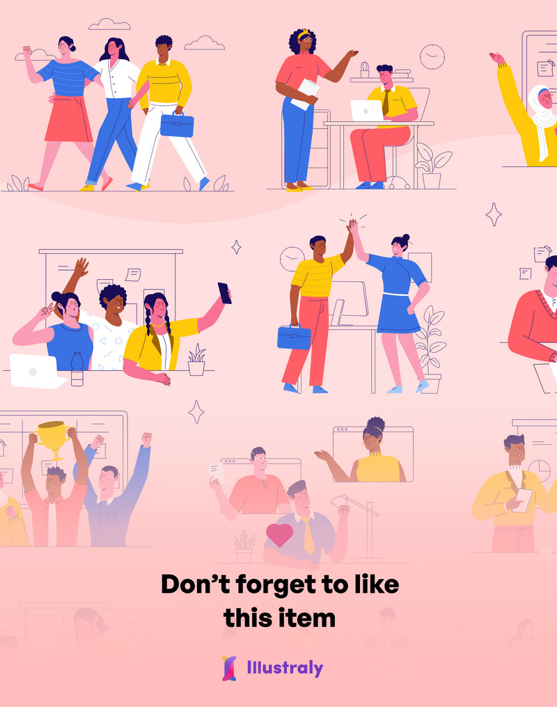 Diversy - Conjunto de ilustrações multiculturais e diversidade no trabalho - Features Image 3