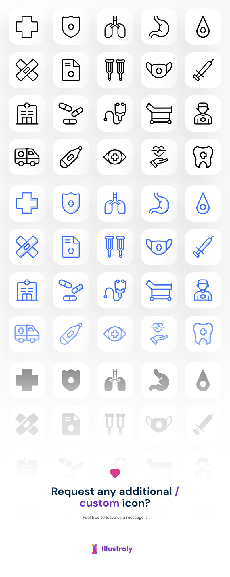Medical and Health Icon Set - Features Image 2
