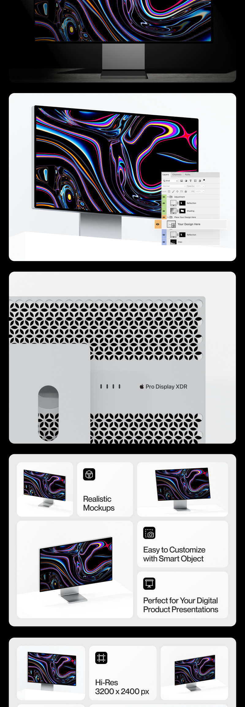 Apple Pro Display XDR Mockup - Features Image 2