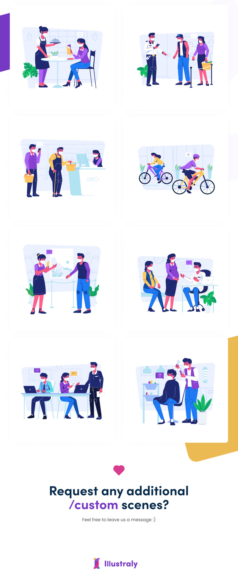 Ilustracja — Praca w domu Zestaw ilustracji 2 - Obraz funkcji 2
