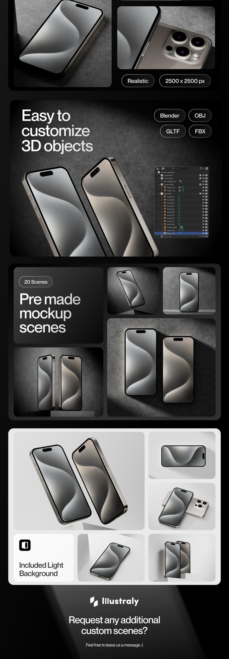 3D Apple iPhone 15 Pro-model - Features Image 2