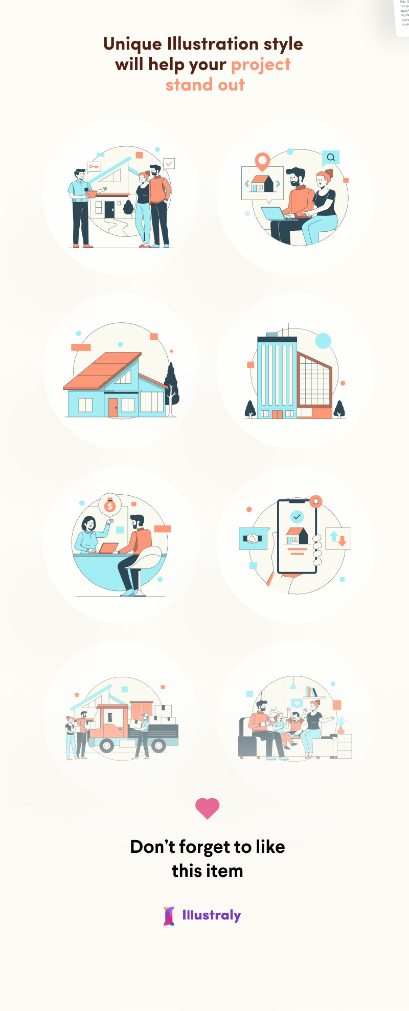 Estately - Real Estately Illustration Set - Features Image 2