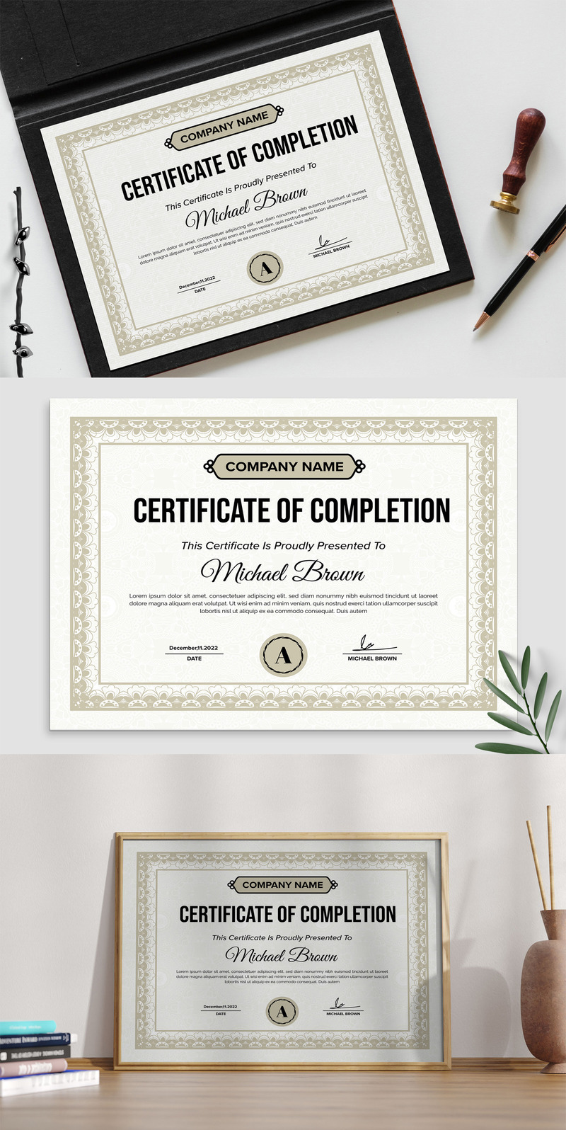 Certificates Layout Templates - Features Image 1
