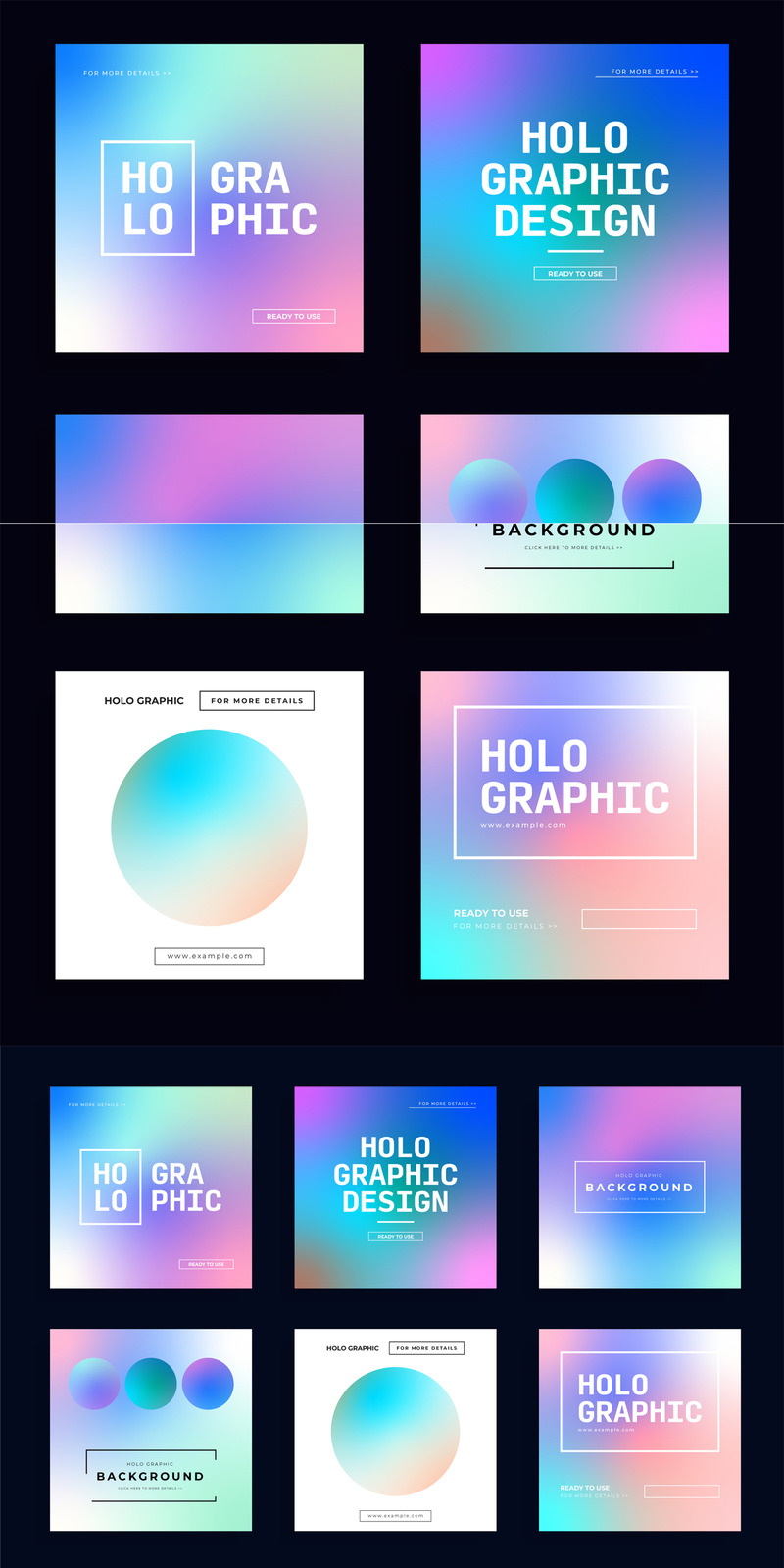Holo Background Social Media Post - Features Image 1