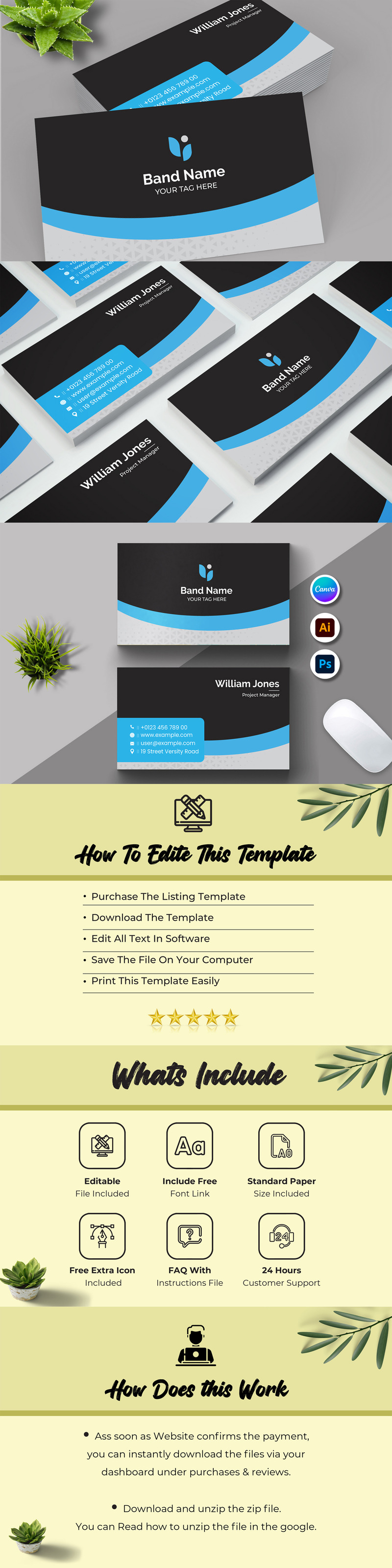 Simple business cards template 376849 templatemonster