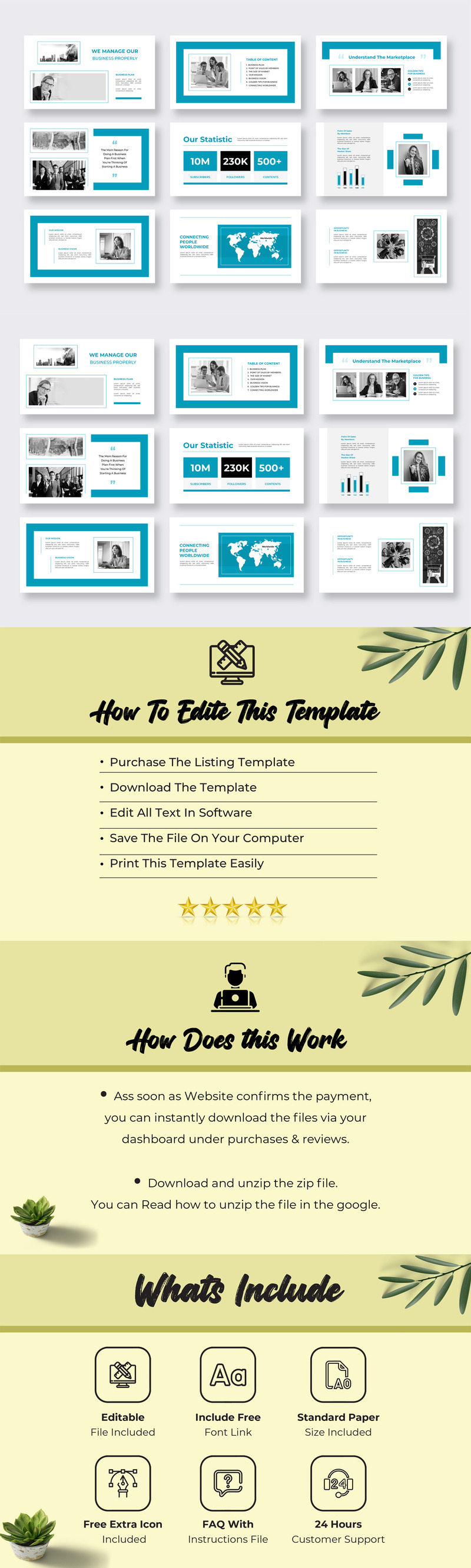 Business Presentation Templates - Features Image 1