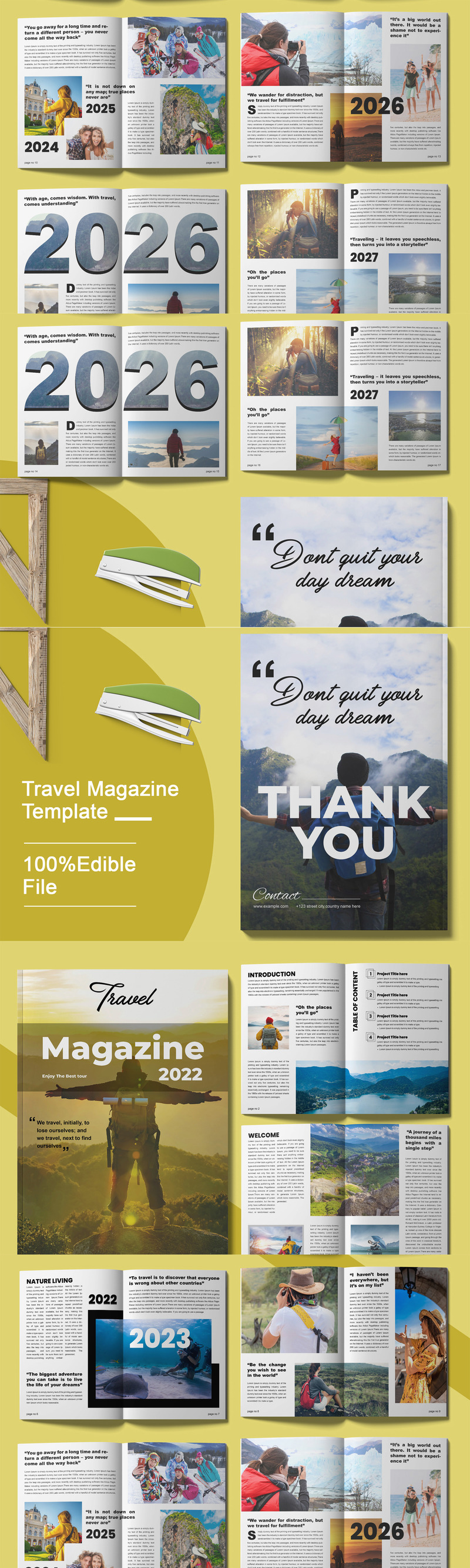 Travel Magazine Templates - Features Image 1