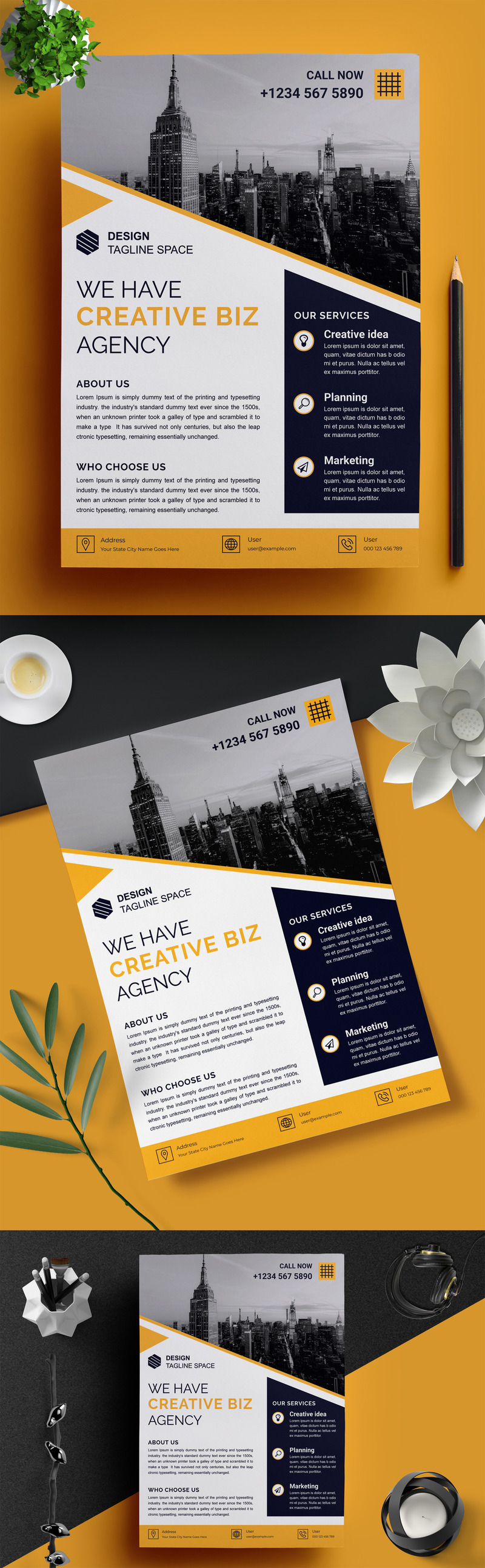 Modern Digital Marketing Agency Flyer - Features Image 1