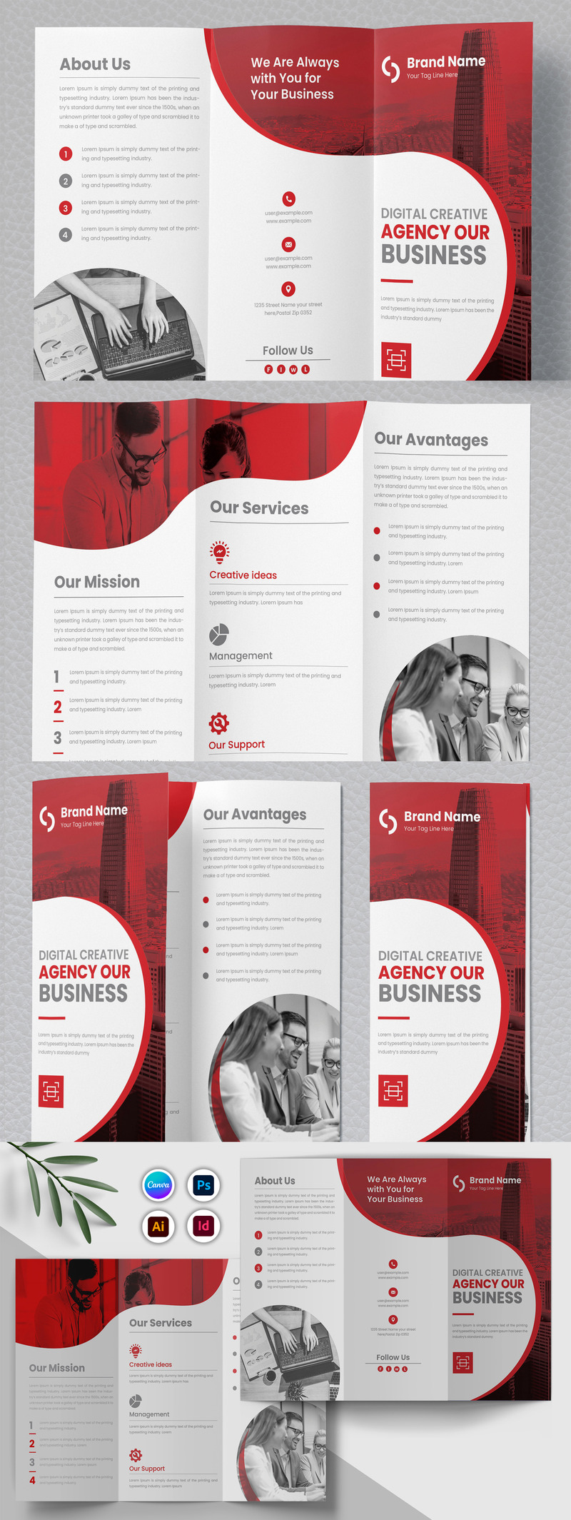 Marketing Ügynökség Trifold prospektus - Features Image 1