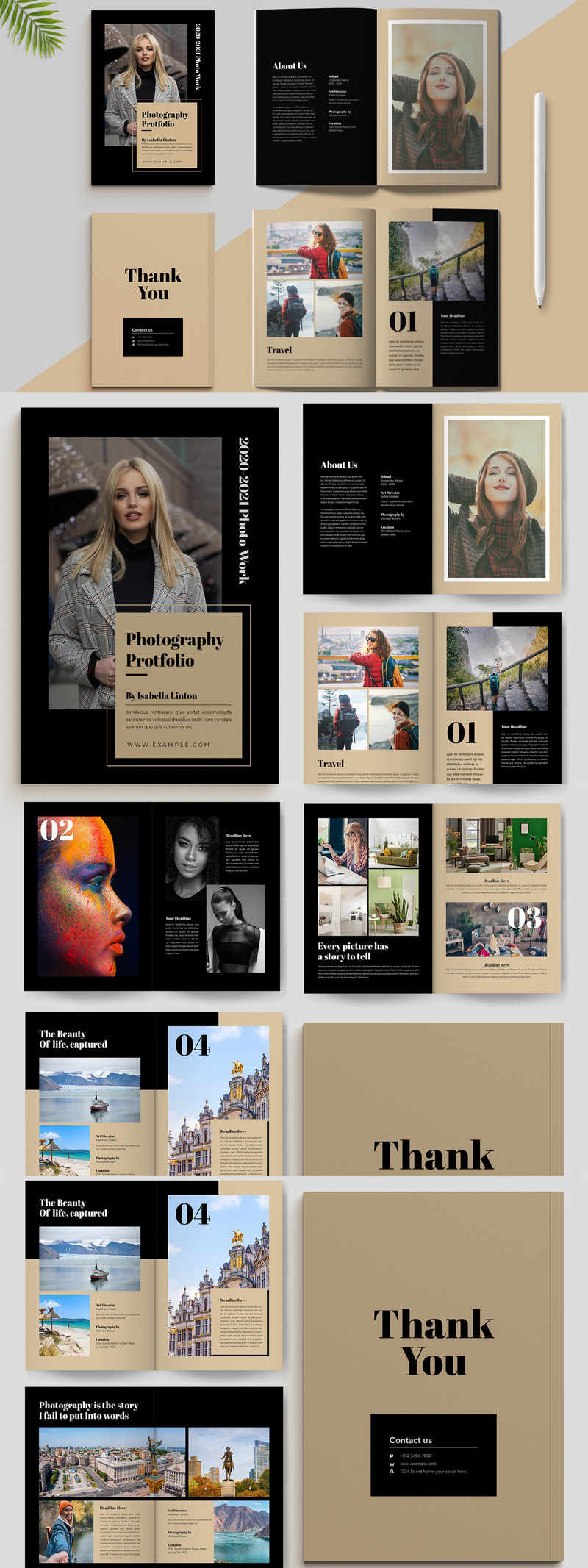 Photography Portfolio Template 381130 TemplateMonster