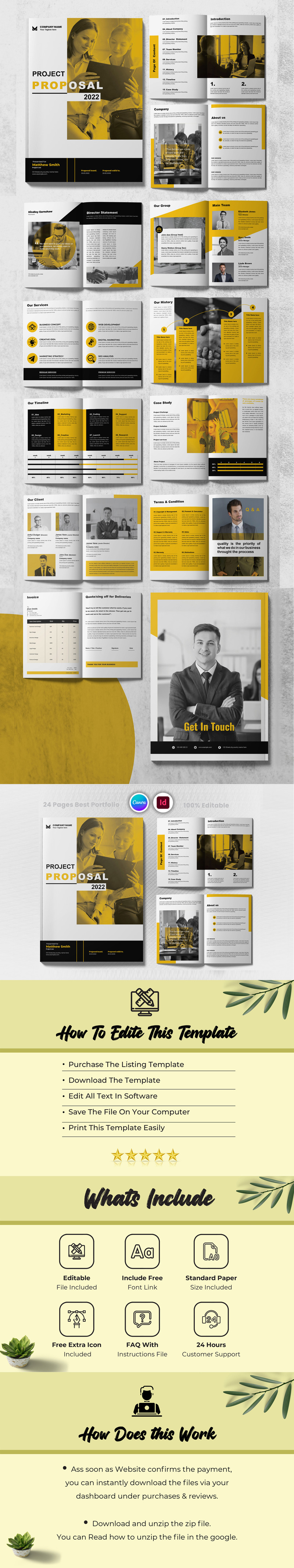 Full Project Proposal Template 377430 TemplateMonster