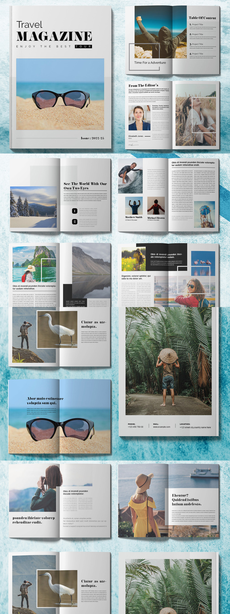 The Travel Magazine Template - Features Image 1