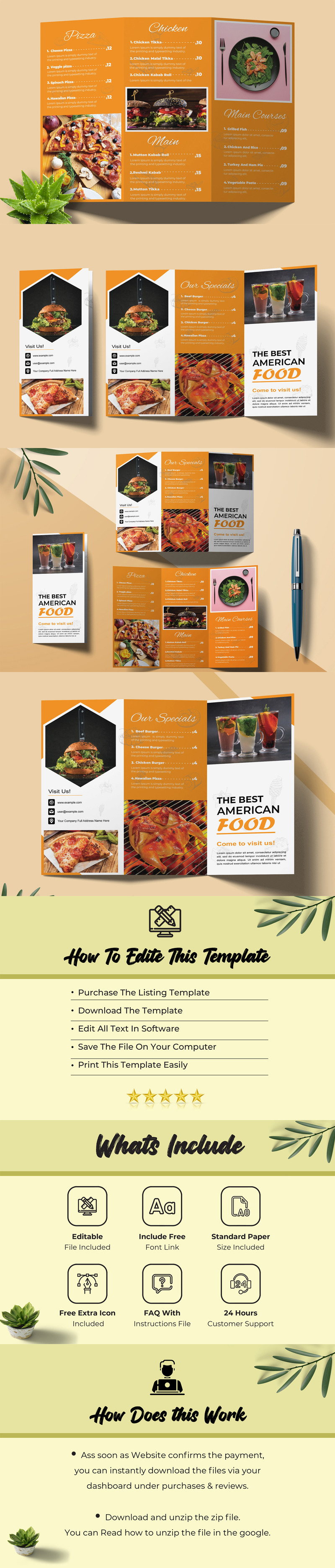 Restaurant Food Menu Templates Layout - Features Image 1
