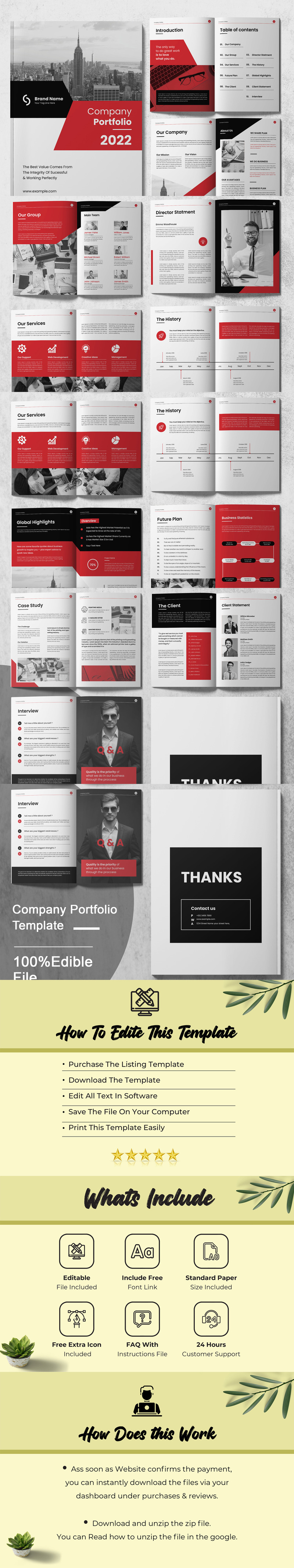 Company Portfolio Template - Features Image 1