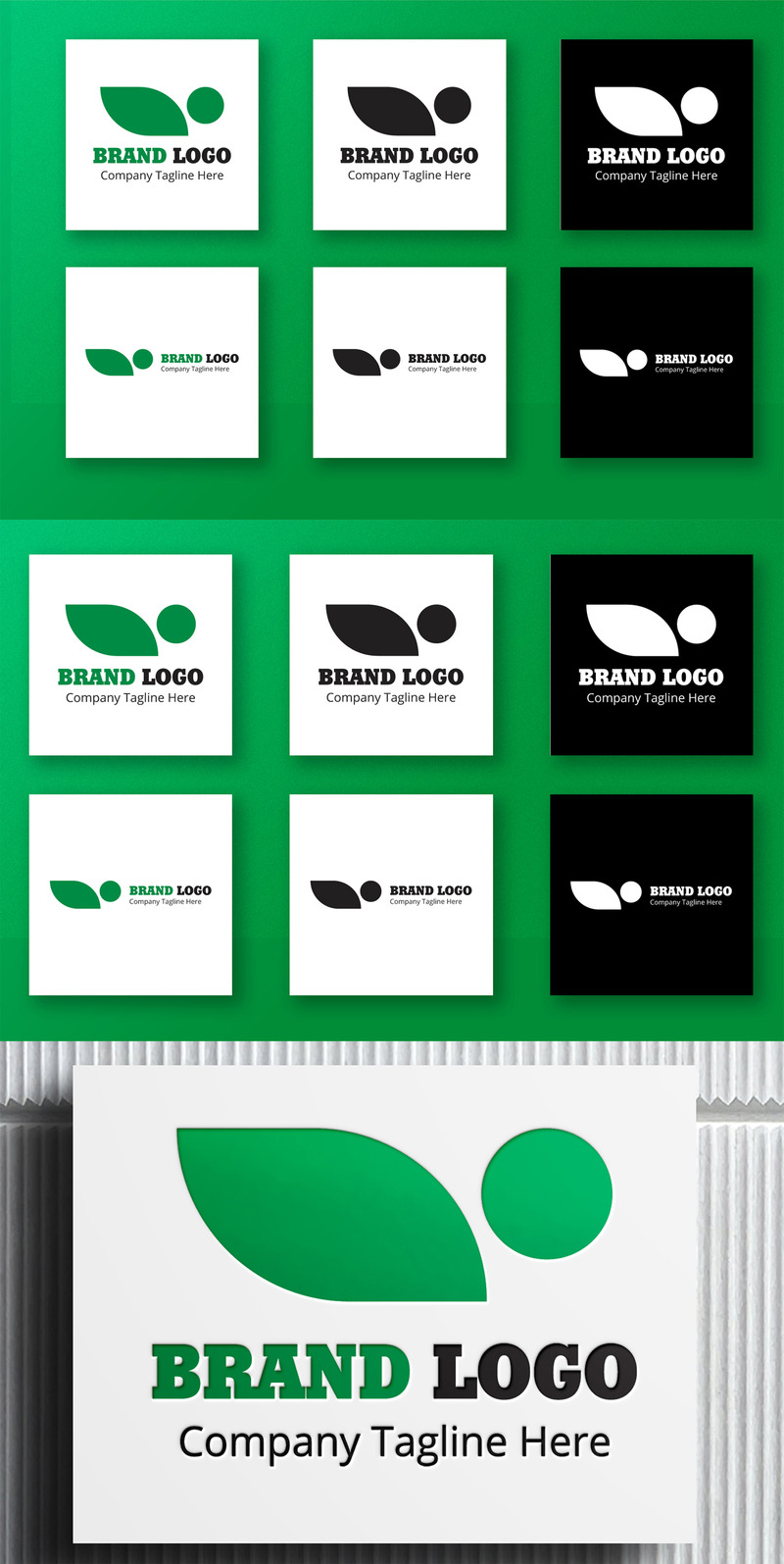 Bio Leaves Logo Templates - Features Image 1