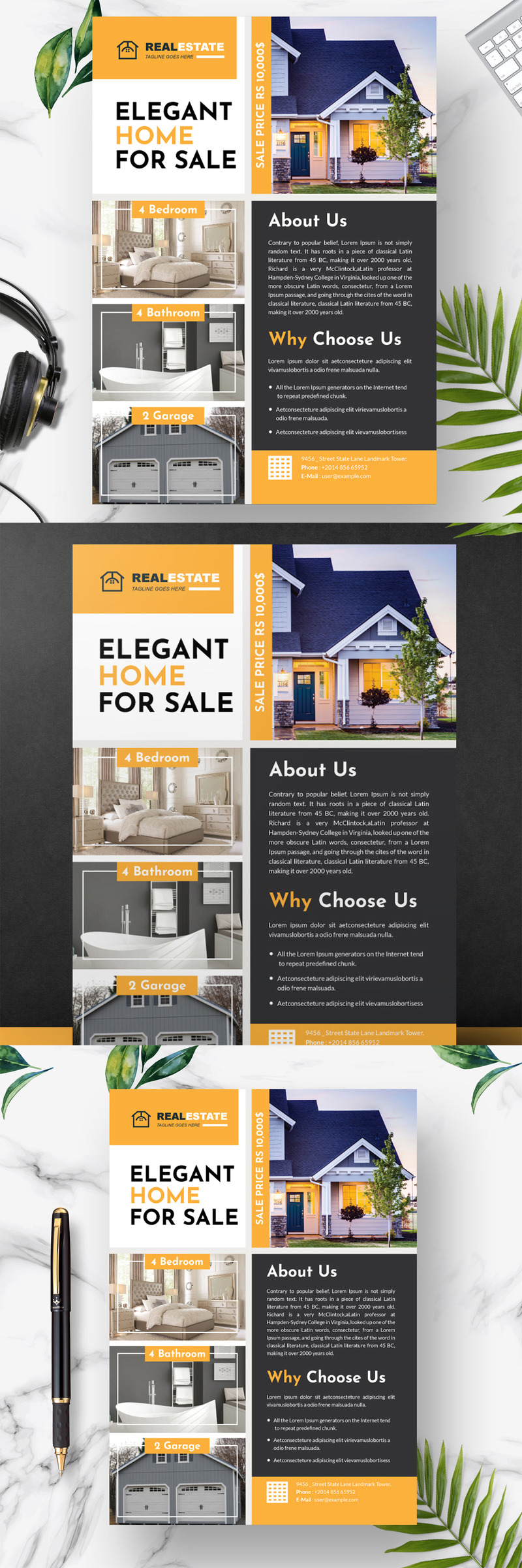 Better Real Estate Flyer Template 373439 TemplateMonster