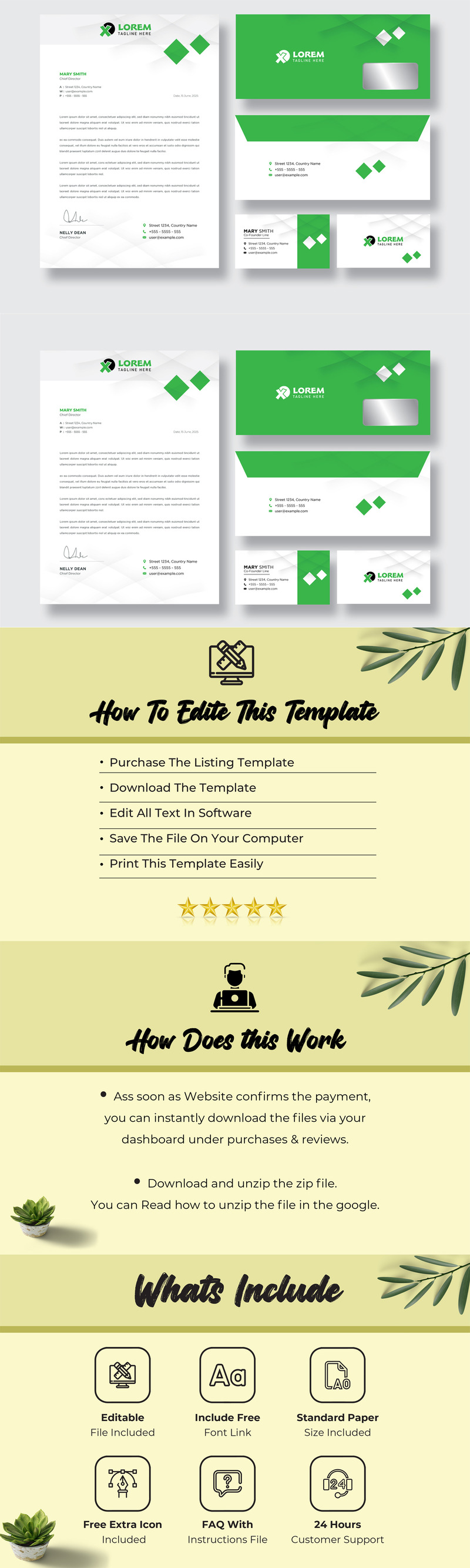 Creative Business Stationary Pack - Features Image 1