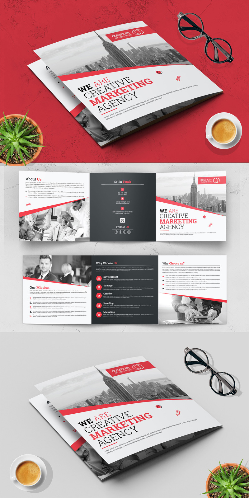 Marketing Ügynökség Squire Trifold brosúra - Features Image 1