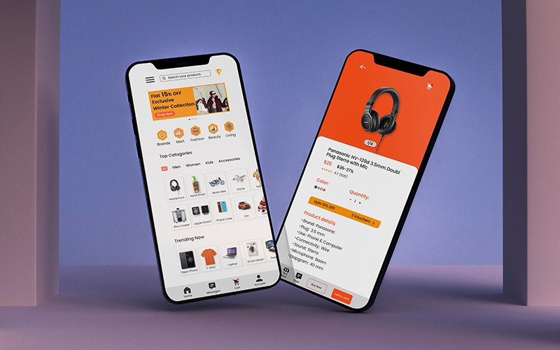 Ecomerce Mobile App Design In Figma - Features Image 1