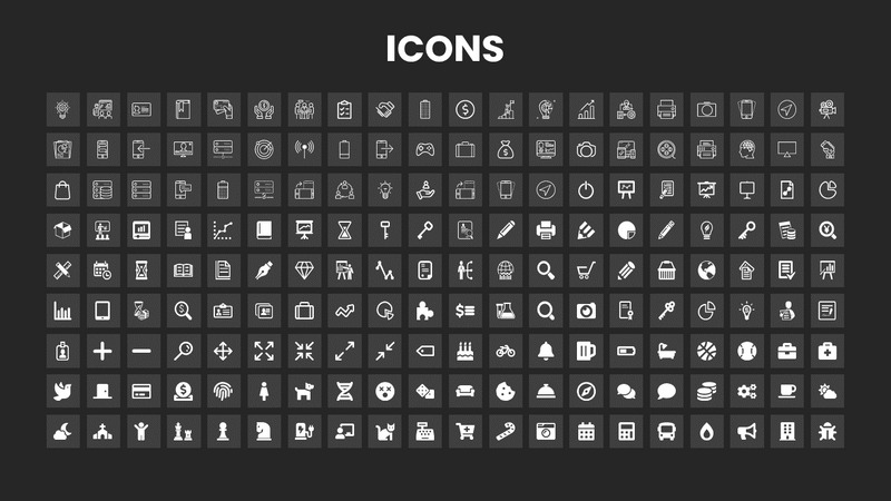 Посмотрите шаблон бизнес-презентации - Features Image 59